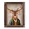 American Art Decor Deer John Ornate Framed Bar Wall Decor - 16.87" x 13.75" x 1"